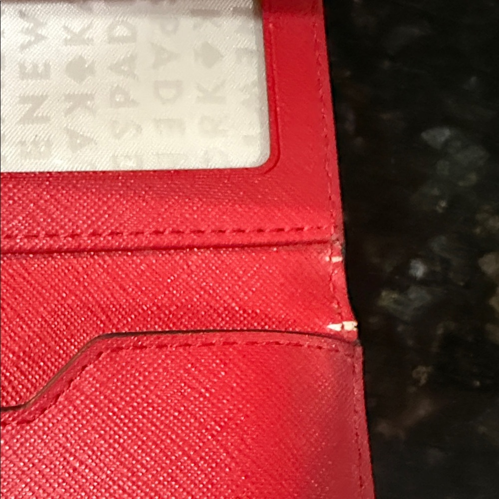Kate Spade Vibrant Red Wristlet Clutch - Picture 5 of 7